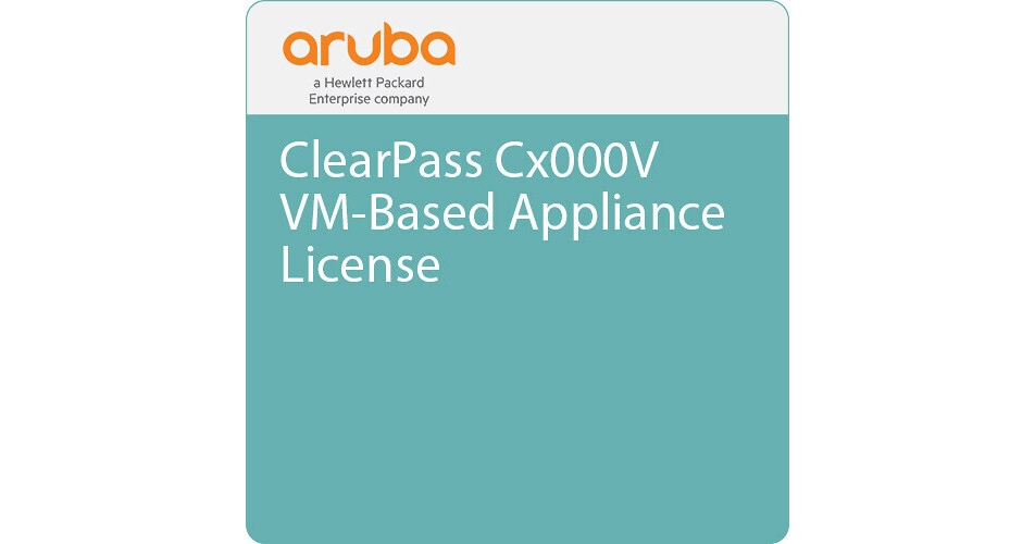 Aruba ClearPass Cx000V Appliance Virtuel E-LTU