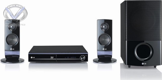 Ensemble Home Cinéma 2.1 Blu-ray 3D DLNA avec sortie HDMI 1080p