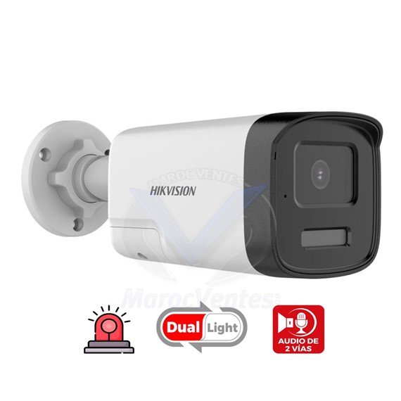 HIKVISION Caméra Externe Varifocal Motoris Bullet 8MP IP67, IR80m 12M DS-2CE19U0T-IT3ZF(C)