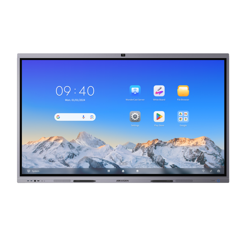 Ecran Interactif 98 pouces 4K UHD avec caméra intégrée