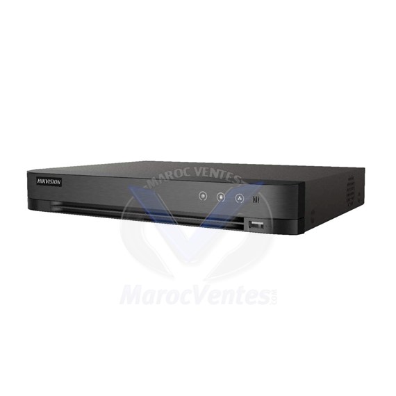 HIKVISION DVR Up to 8MP 4Canaux 1HDD Audio AcuSense 12M iDS-7204HUHI-M1/S