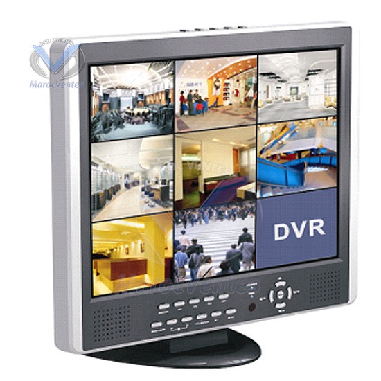 DVR 04CH H.264 AVEC ECRAN LCD COULEUR 15" I507B