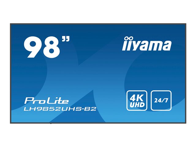 Moniteur Professionnel 98" IIYAMA PROLITE 4K UHD et slot OPS PC