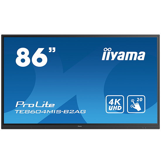 PROLITE Ecran Tactile LCD Interactif 4K UHD 86 pouces LED avec Logiciel D'annotation Intégré