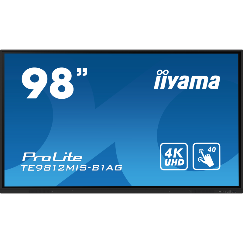 ProLite Ecran Tactile Interactif 98 Pouces 4K UHD PureTouch-IR 40 points 24/7 - HDMI/VGA/USB-C
