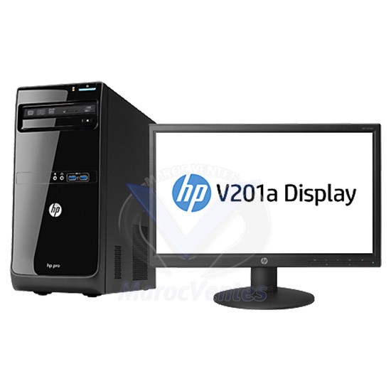 HP Pro 3500 G2 Processeur Intel G2030  Ecran LED V201a 19,45" VGA J4A96EA