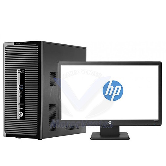 ProDesk 400 G2 MT Intel Core i3-4150 3,5 GHz  FreeDos Ecran 20" LED J4B29EA