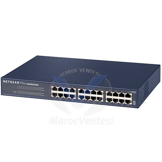 Switch Prosafe  24 ports 10/100 Rackable JFS524