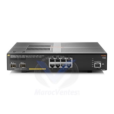 Switch manageable PoE+ 8 ports 10/100/1000 + 2 ports combo SFP+