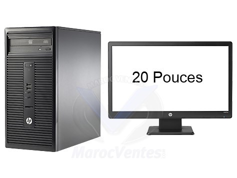 HP 280G1 MT i3-4160 4GB 500GBW8,1dgW7p64+Ecran 20" 1 Yr Wty K8K30EA