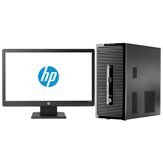 HP 400G2 MT i5-4590S 4GB 500GB FreeDos+Ecran 19.45" V201 1y