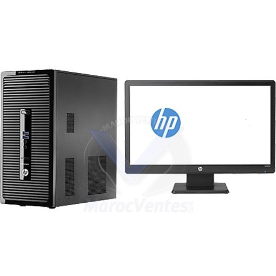 HP 400G2 MT i3-4160 4GB 500GBW8.1dgW7P64 +Ecran 20" 1Yr Wty K8K75EA