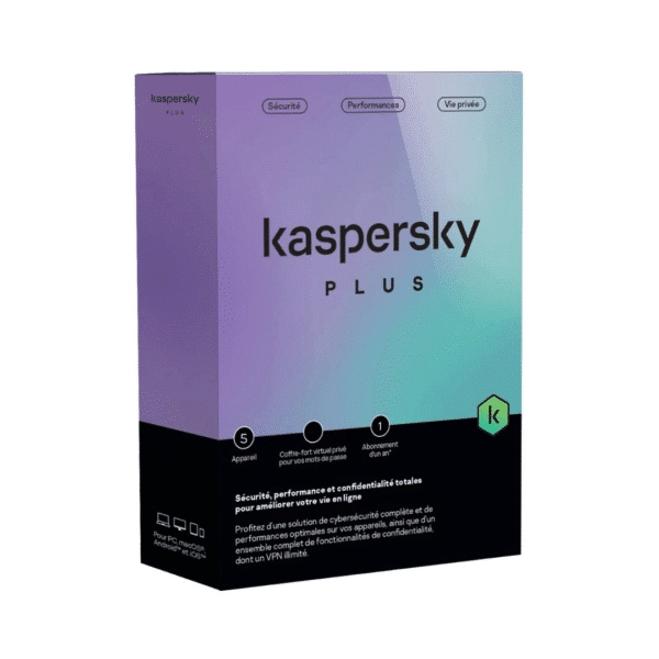 KASPERSKY Plus 1DEV 1Y FFP BS INCLCD MAG - 1 Postes / 1 an
