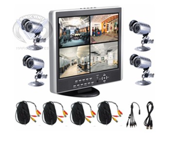DVR KIT 15” lntegrated LCD 4 Channel