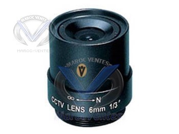  Powersupply and Lens 6mm Fixed Iris Lens Aperture 1.6 KD-L0616F
