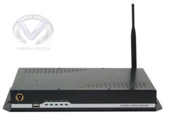 Network Video Server wifi 1ch D1 with local HDD storage function