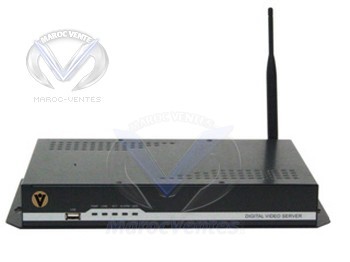 Network Video Server wifi 2ch D1 with local HDD storage function KD-NVS902WD