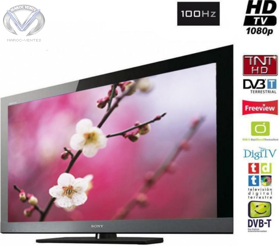 Téléviseur LCD Full HD 46" Tuner TNT HD - 100 Hz - DLNA - HDTV 1080p