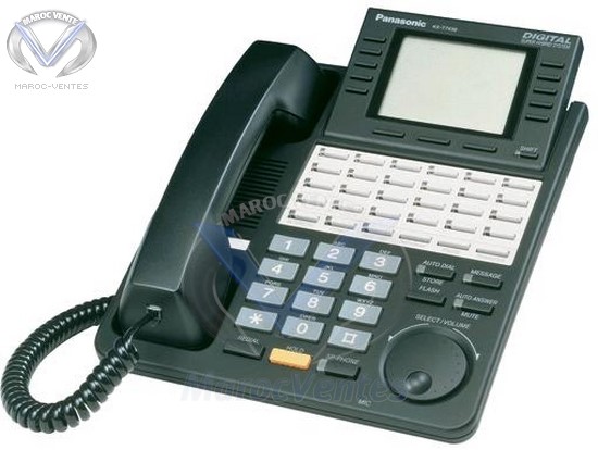 Téléphone 6-Line Display avec 24-Button Speakerphone KX-T7436
