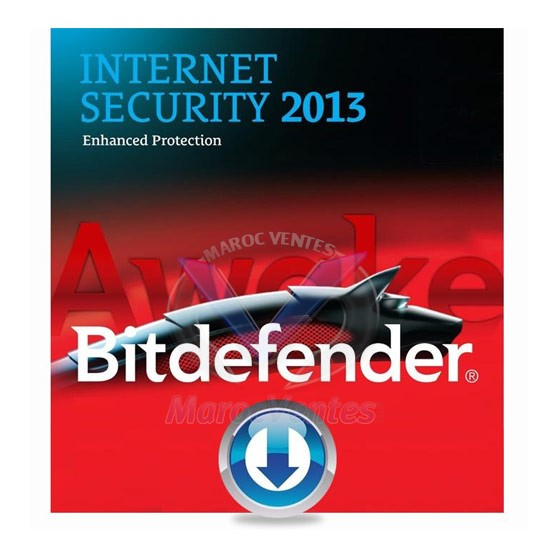 Bitdefender Internet Security  / 1 an / 10 postes L-FBDIS-4X1P010