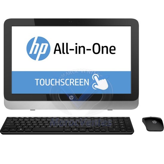 Ordinateur Tactile HP Tout-en-un 22-2110nk Intel® Core i3-4150T Écran 21,5" L0V52EA