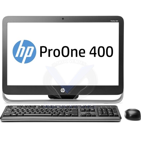 HP 400PO AiO NT G3250T 4GB 500GB FreeDos 1Yr Wty Ecran 19.5" L3E53EA