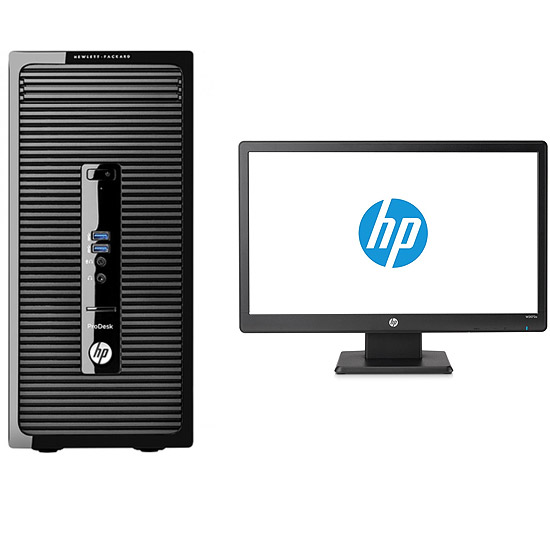 HP 400G2 MT i3-4160 4GB 500GBFreeDos + Ecran 20" 1 Yr Wty