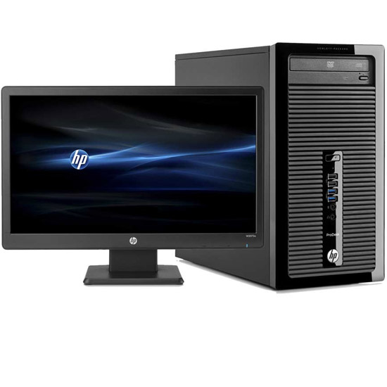 HP 400G2MT i7-4790S 4GB 500GBW8.1dgW7p64+ ecran 20" 1yr Wty