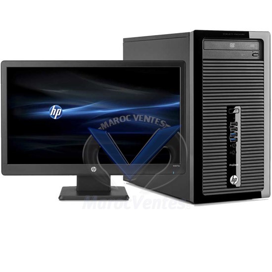 HP 400G2MT i7-4790S 4GB 500GBW8.1dgW7p64+ ecran 20" 1yr Wty L9T38EA