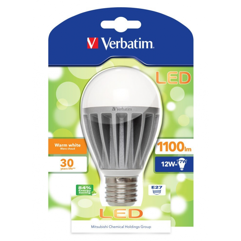 LAMPE ECONOMIQUE Verbatim LED Classic A E27 12W DT-LA-02