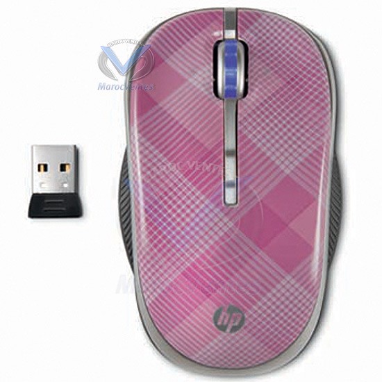 HP 2.4G PlaidRasp Wireless Opt Mouse-HP 2.4G PlaidRasp Wireless Opt Mouse