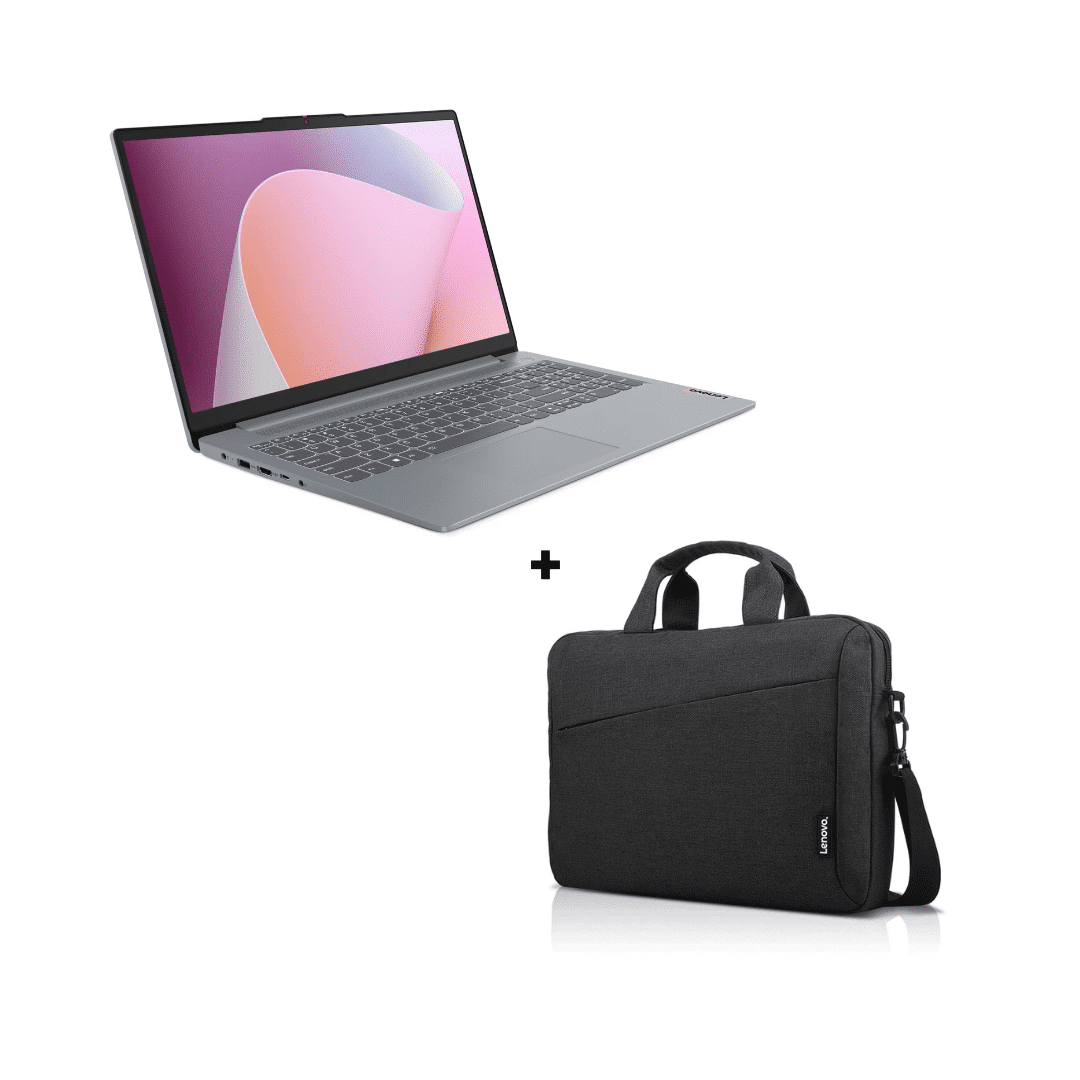 LENOVO IdeaPad Slim 3 15AMN8, AMD Ryzen™ 5 7520U (4C / 8T, 2,8 / 4,3 GHz, 2 Mo L2 / 4 Mo L3), 16Go LPDDR5-5500 soudé, 512Go SSD M.2 2242 PCIe® 4.0x4 NVMe®,  15,6" FHD (1920x1080) TN 250nits Anti-reflet, Lecteur de carte SD, Wi-Fi® 6, 802.11ax 2x2 + BT5.2,