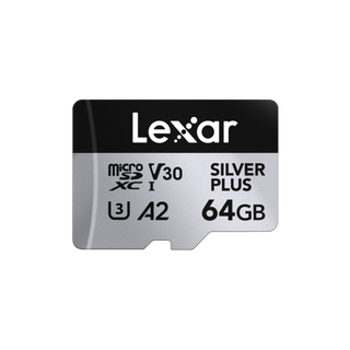 Carte microSDXC 64GB Professional SILVER PLUS