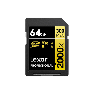 Carte SD SD2000X 64GB Professional 2000x SDHC UHS-II LSD2000064G-BNNNG