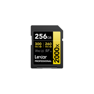 Carte SD SD2000X 256GB Professional 2000x SDHC UHS-II