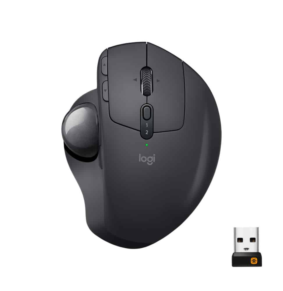 LOGITECH SOURIS Ergo S Advanced Wireless Trackball - GRAPHITE - 2.4GHZ/BT - N/A - (Do Not Use) EMEA28-935 - EMEA 910-007260