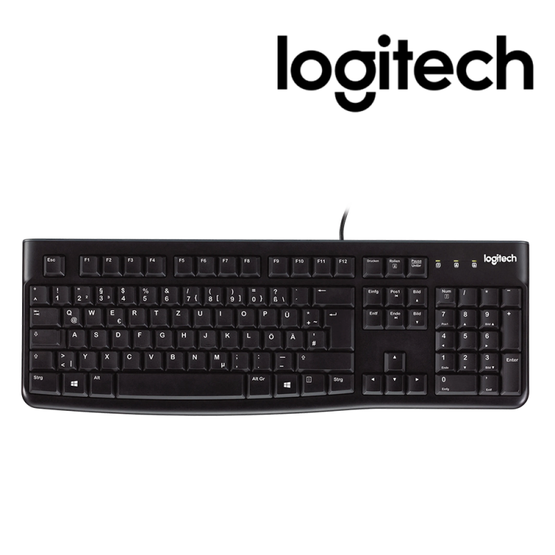 Clavier corded noir usb