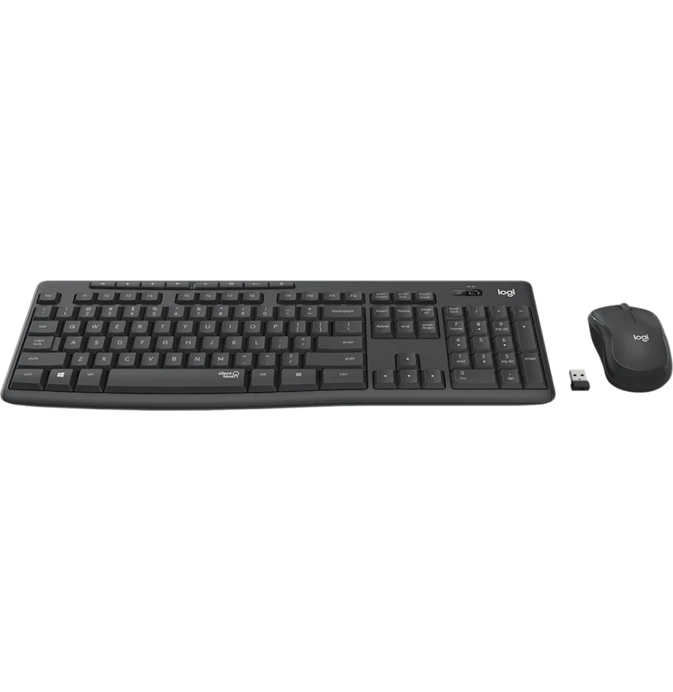 Pack clavier/souris MK295 Silent Bluetooth sans fil combo graphite FR