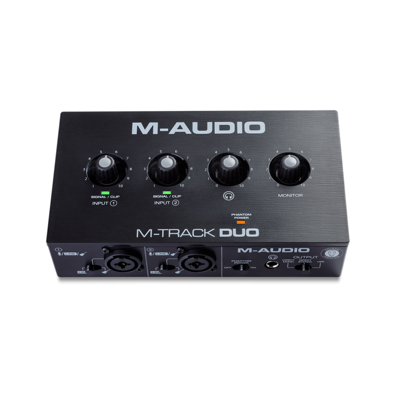 M-audio M-track Duo Carte Son 2 Canaux 2 Entrées Combo XLR/jack MTRA CK-DUO