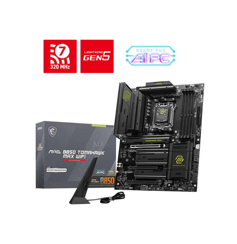 MSI CARTE MERE MAG B850 TOMAHAWK MAX WIFI 911-7E62-002