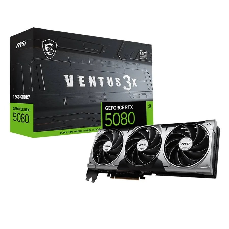 MSI GeForce RTX 5080 16G SHADOW 3X OC BULK