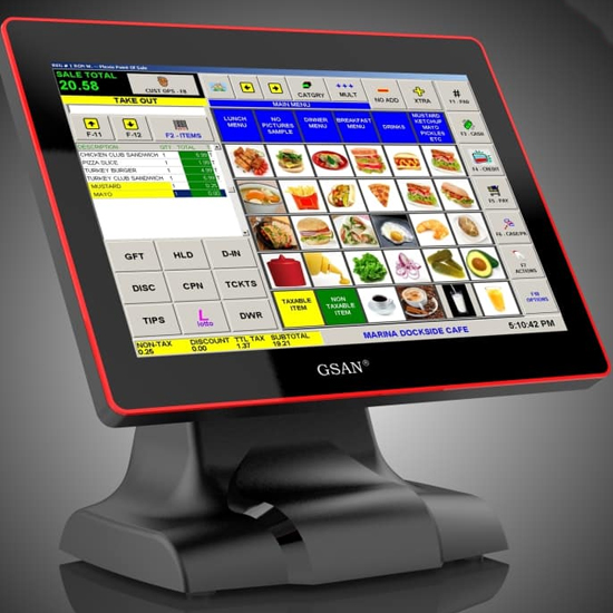 Terminal Point de Vente Mutex Ecran Tactile 15,6'' + Afficheur