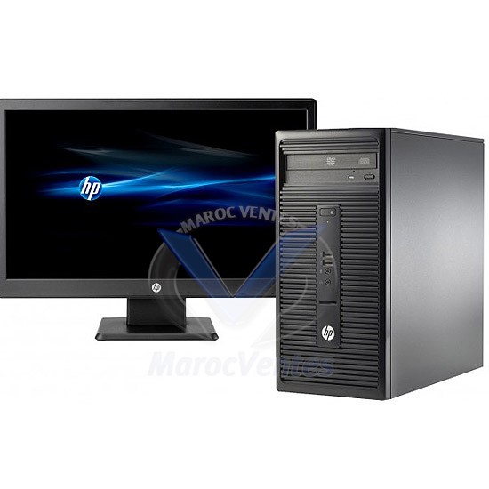 HP 280G1 MT i3-4160 4GB 500GBW10dgW7p64+ Ecran 20" 1 Yr Wty N9F43ES