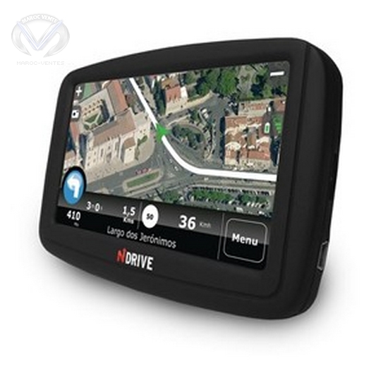 GPS N-TOUCH 3.5" CARTE MAROC TELE-ATLAS