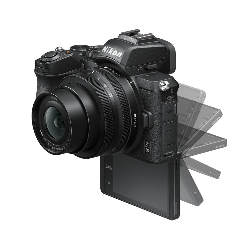 Appareil photo hybride NIKON Z50 + Objectif  Z DX 16-50 mm VQA050K001