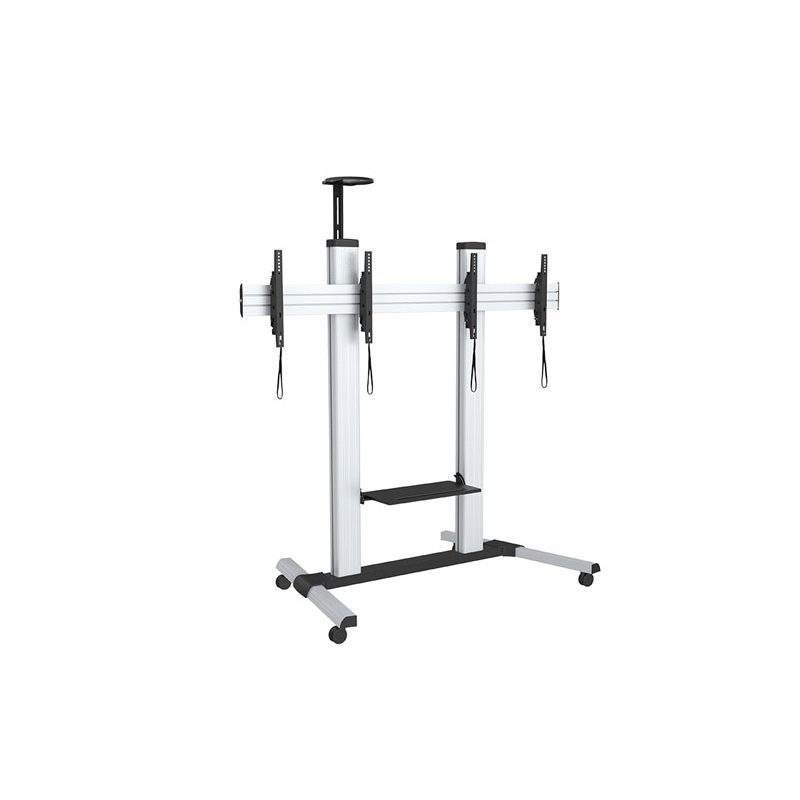 Support TV Mobile Double Écran