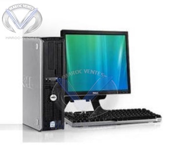 Pc de bureau Optiplex 780 Intel Core 2 Duo E7500 Vista / XP Pro Minitour avec écran 19" OP780MT-E7500A + E1910H