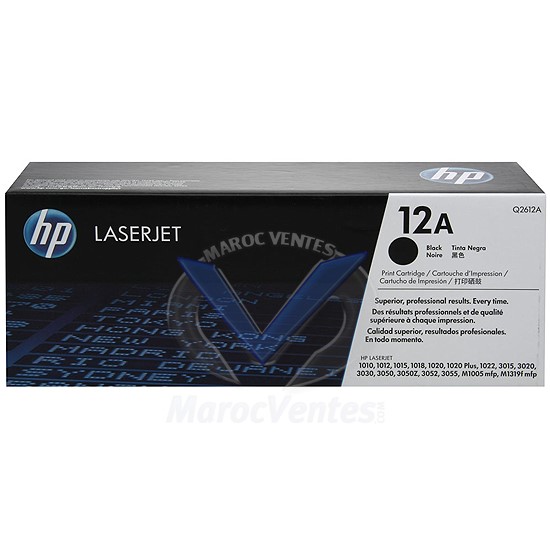 Toner Noir Compatible 12A P1018