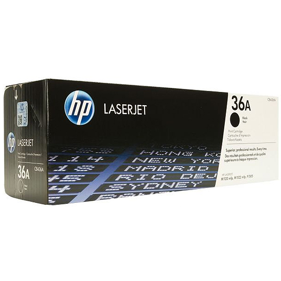 Cartouche de Toner Noir Compatible 36A