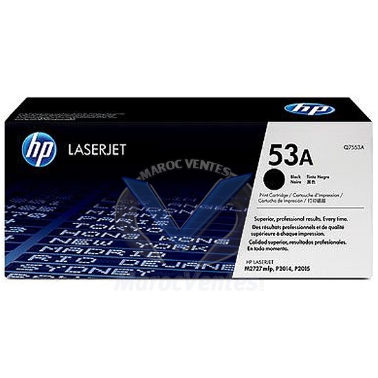 Cartouche de Toner Noir Compatible 53A P2015